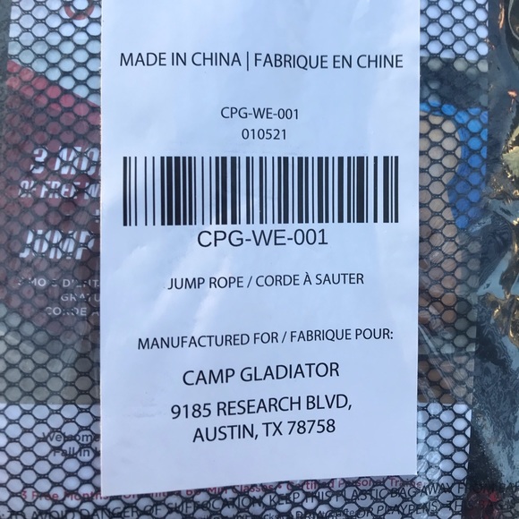 Camp Gladiator Jump Rope - Picture 2 of 2